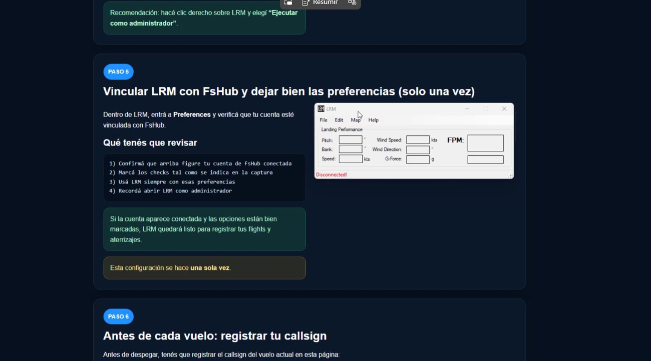 Paso 5 - Video tutorial de configuración de LRM y FsHub